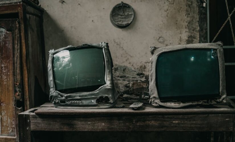 Ściana TV w salonie: praktyczna zabudowa media wall w bloku